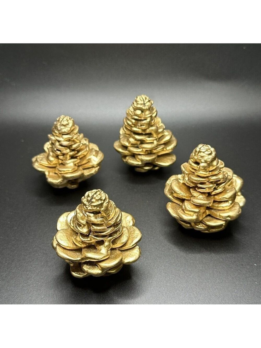 Anthropologie Terrain Pine Cone Place Card Holders  Set of 4